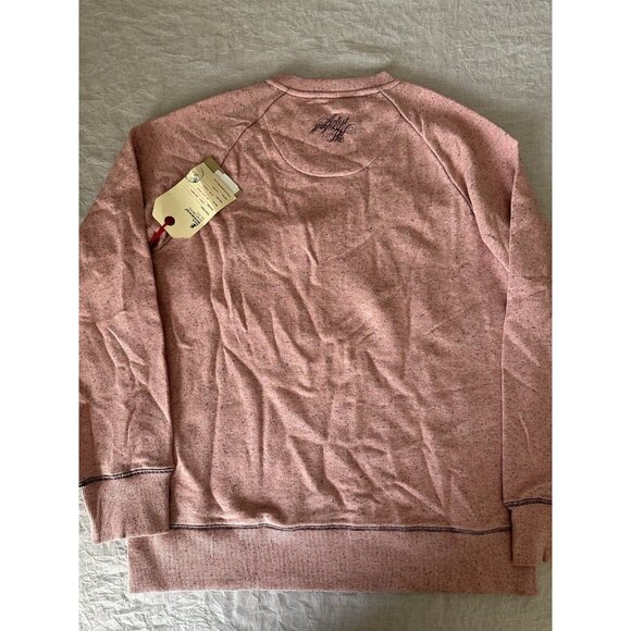 Marshall Artist Women's Classic Sweatshirt Size XL Pink Fleck Speckled Crew Neck - Picture 11 of 12